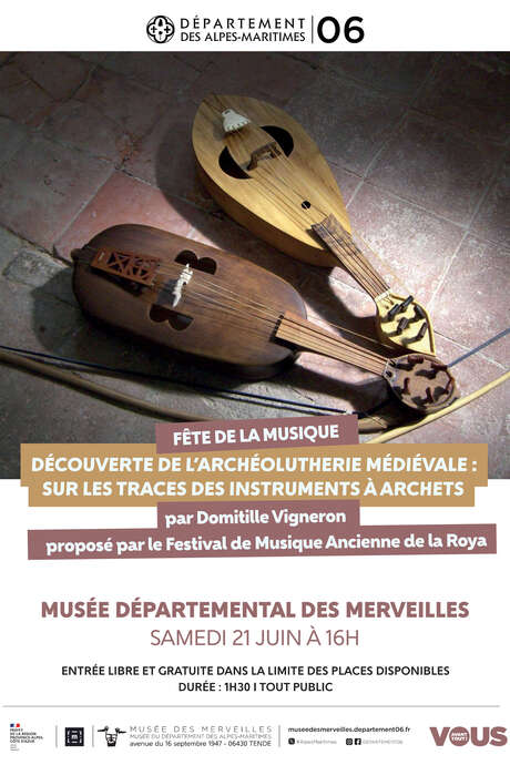 Fête de la musique - Découverte de l'archéolutherie médiévale