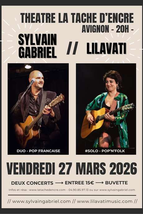 Sylvain Gabriel + Lilavati en concert