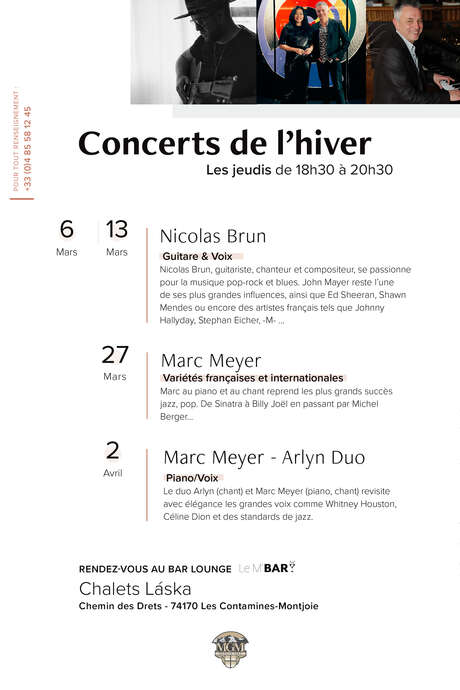 Concerts du jeudi aux Chalets Laska