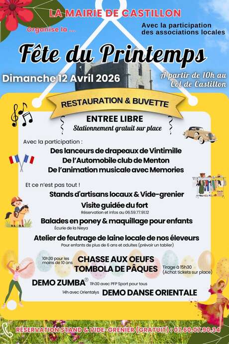 Grande Fête du Printemps et Vide Greniers à Castillon