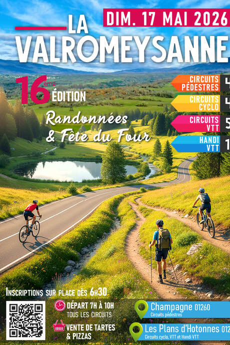 Valromeysanne: hiking, cycling, mountainbiking event