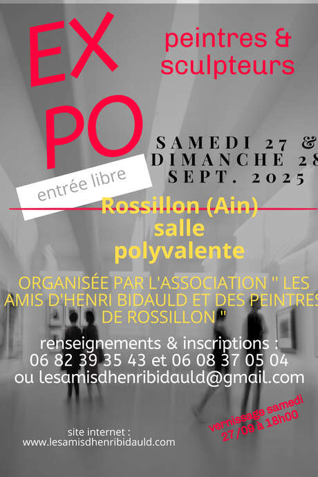 Exposition de peinture et sculpture à Rossillon
