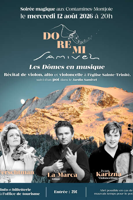 Soirée "Do-Re-Mi Samivel", concert en trio à cordes