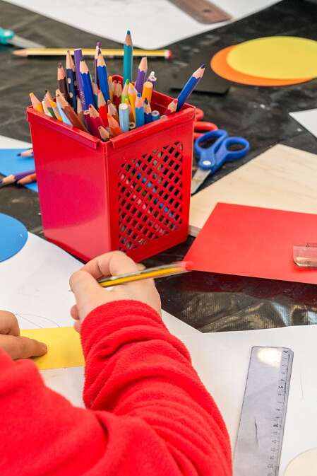 La visite atelier des 4-6 ans : Exposition Figuration Narrative