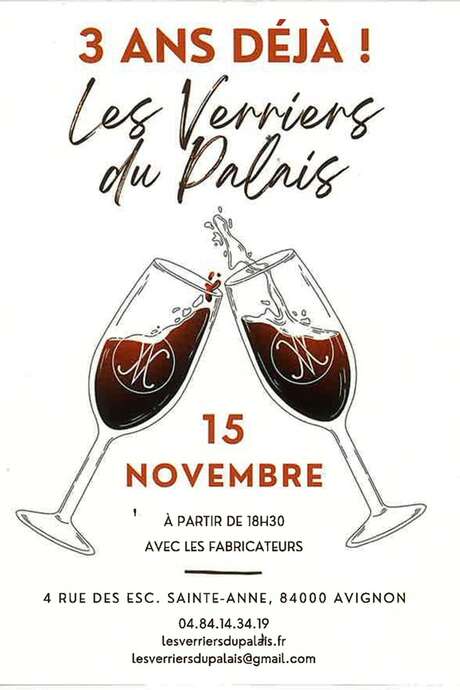 Les Verriers du Palais - 3 ans déjà !