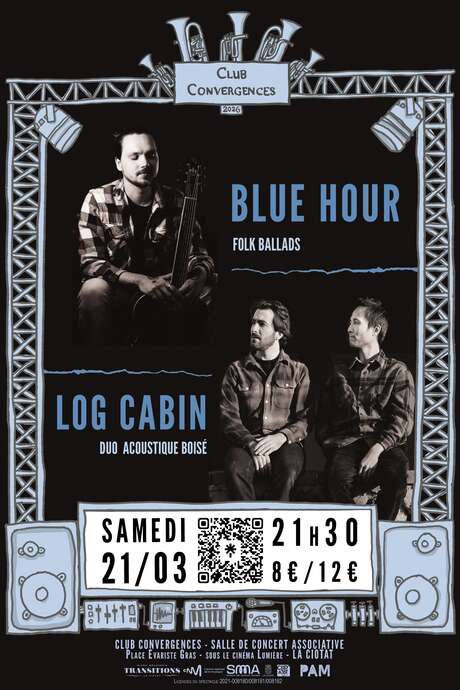 Konzert von Blue Hour & Log Cabin
