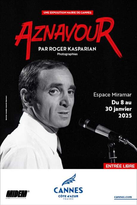 Exposition Aznavour par Roger Kasparian