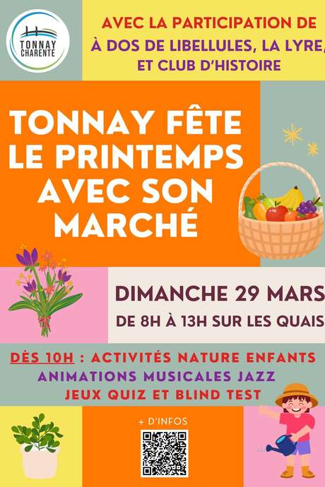 Tonnay feiert den Frühling mit seinem Markt