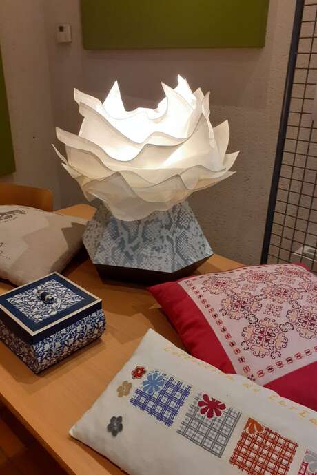 Exposition-vente : Broderie cartonnage