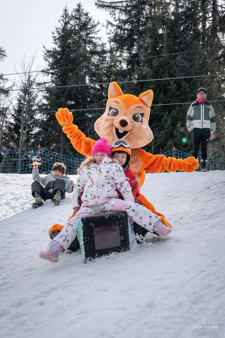 Animation bonhommes de neige avec Nutty à l'Ecureuils Park