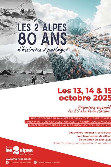 Les 2 Alpes, 80 anni di storie da condividere