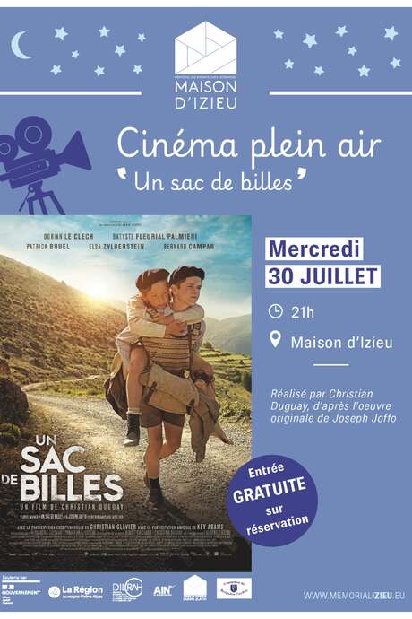 Cinéma plein air " Un sac de billes"