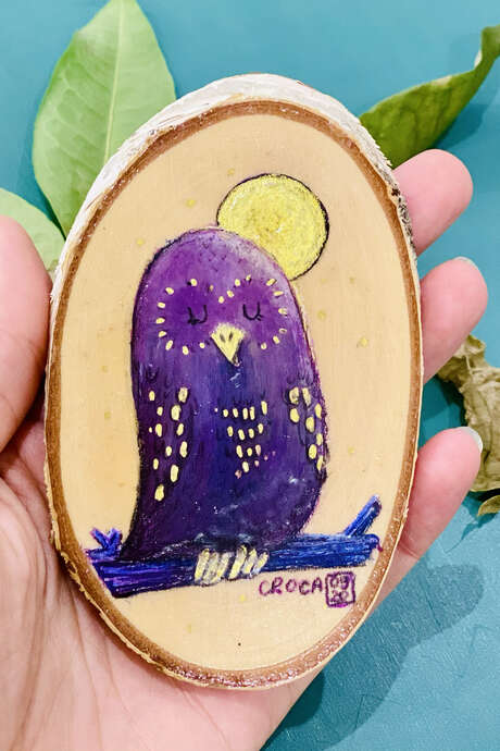 Peinture sur rondin de bois - Atelier Juniors dès 7 ans et Adultes
