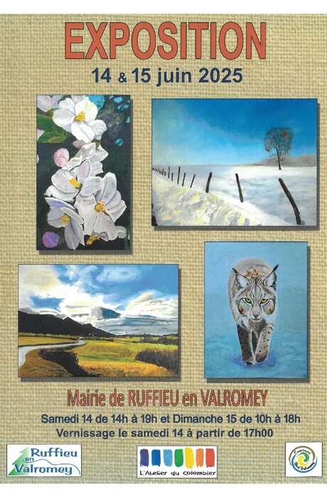 Painting exhibition in Ruffieu