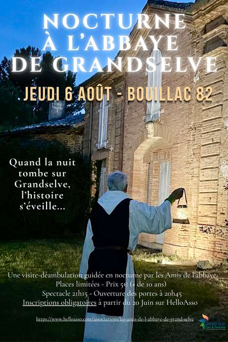 Visite nocturne à l'abbaye de Grandselve