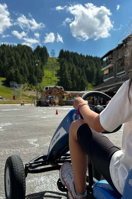 Course de karts à pédales