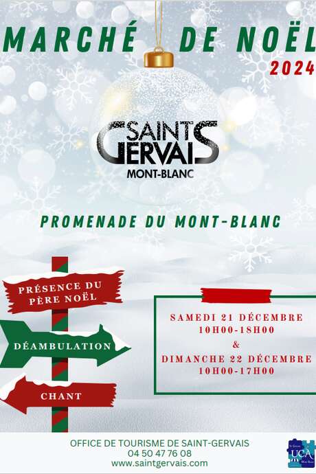 Marché de Noël à Saint-Gervais Mont-Blanc