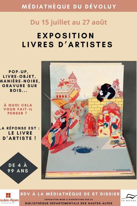 Programmation culturelle de la médiathèque : le livr'art