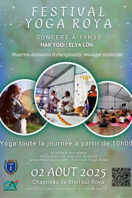 Festival Yoga Roya - concert avec Har Yogi et Elya Lun