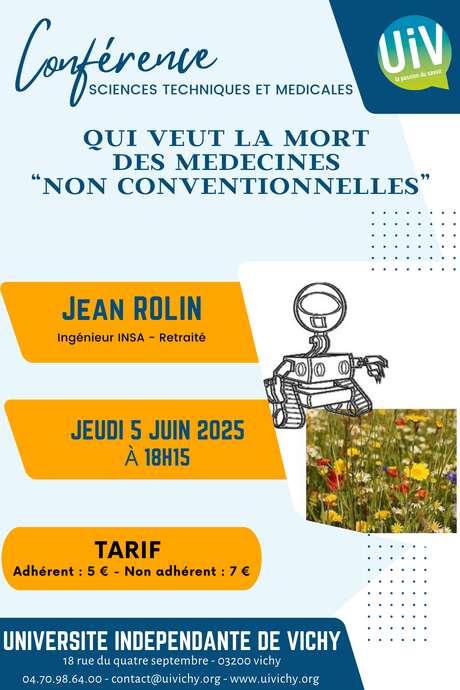 Conférence : Qui veut la mort des médecines "non conventionnelles"
