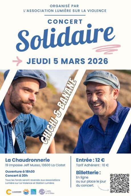 Concerto di solidarietà con Chichi e Banane