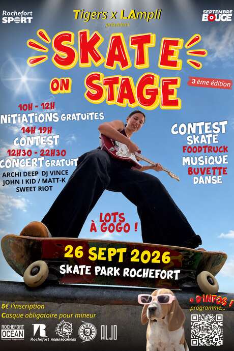 Skate on stage