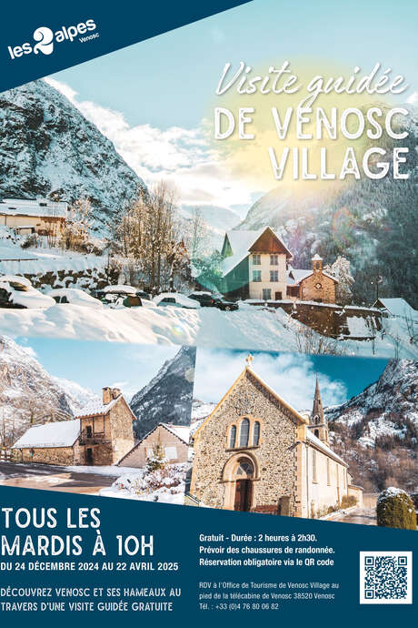 Randonnée visite guidée de Venosc village