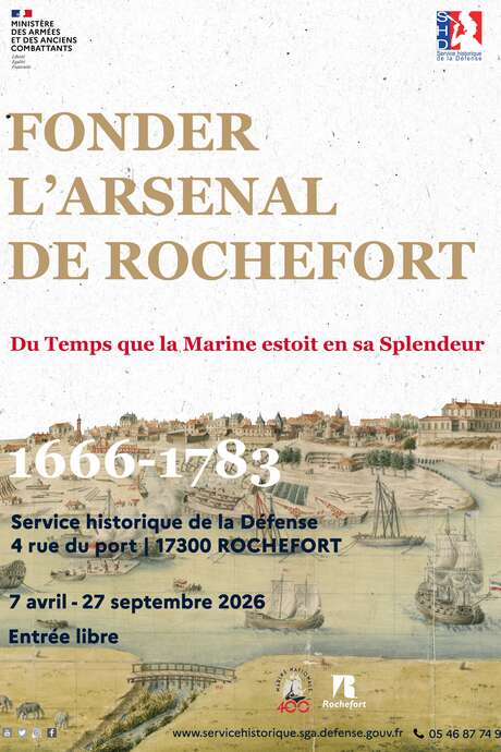 Ausstellung: Die Gründung des Arsenals von Rochefort – aus der Zeit, als die Marine noch in ihrer ganzen Pracht erstrahlte
