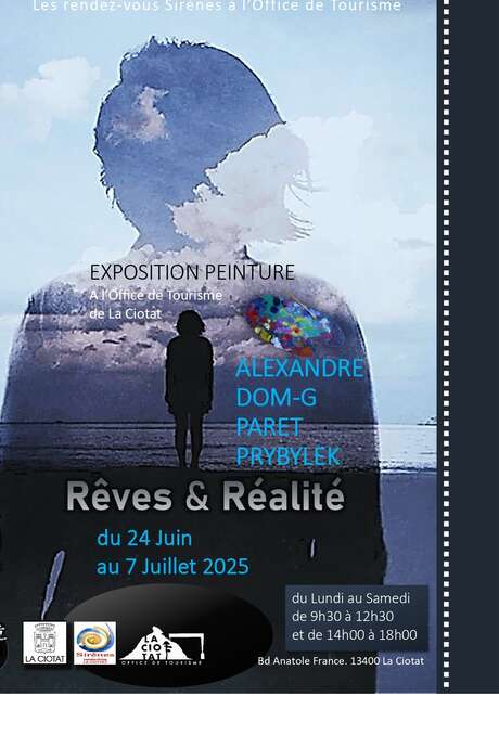 Mostra di quadri Rêves & Réalité a cura dell'associazione Sirènes