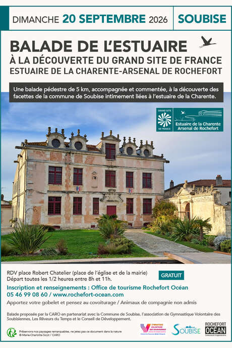 Journées européennes du patrimoine : balade de l'estuaire à Soubise