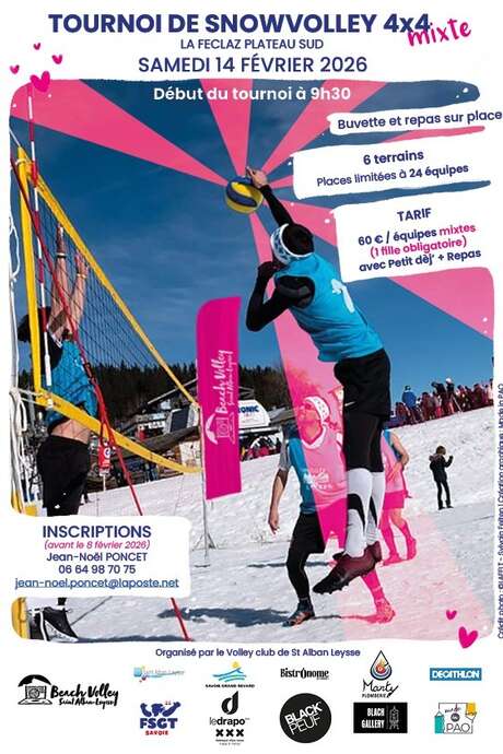 Tournoi de Snow Volley