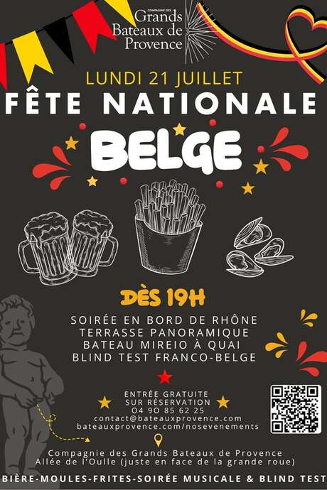 Fête nationale belge à bord
