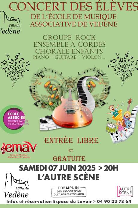 Concert des élèves de l'EMAV