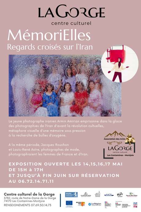 Exposition "MémoriElles - Regards croisés sur l'Iran" au Centre Culturel de la Gorge