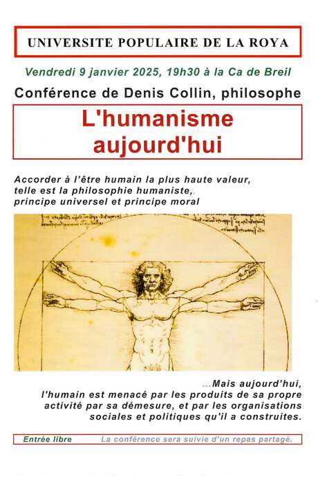 Conférence "L'humanisme aujourd'hui"