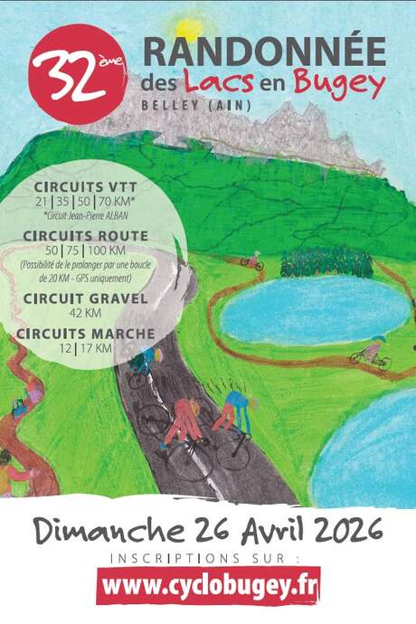 32e Randonnée des Lacs en Bugey