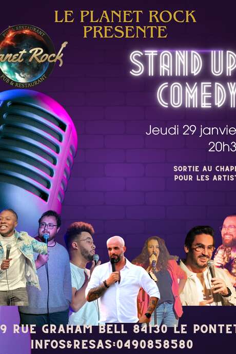 Stand Up Comédy au Planet Rock
