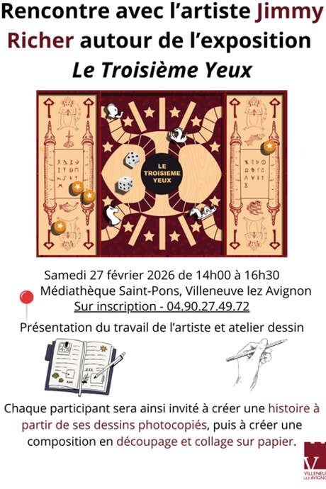 Rencontre et atelier avec l’artiste Jimmy Richer
