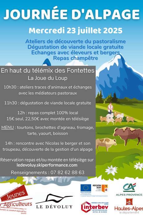 Alpine pasture day with the Young Farmers