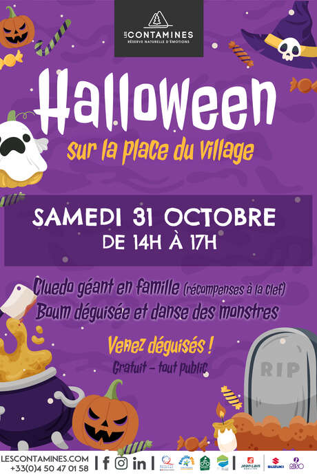 Après-midi d'Halloween au village !