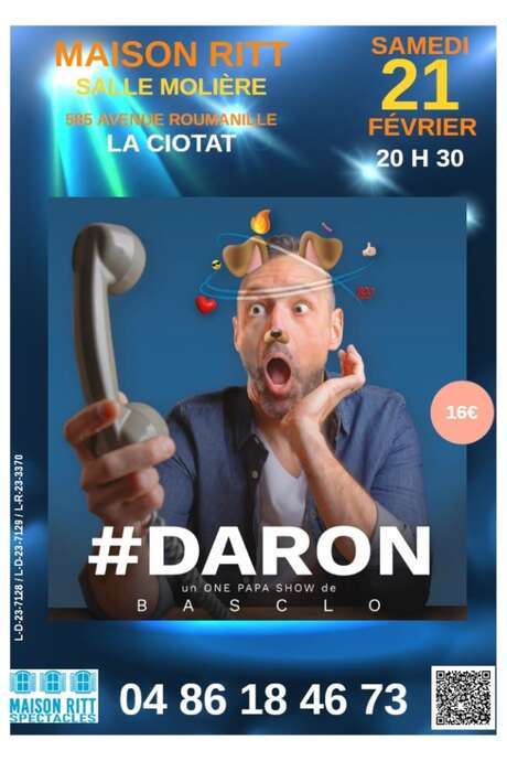 Humoristische Show Daron von Christophe Basclo