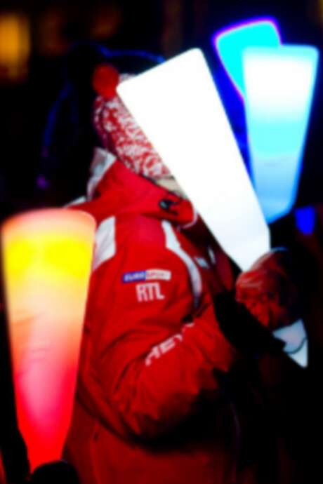 Descente aux flambeaux de l'ESF Saint Gervais