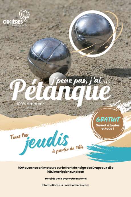 Tournoi de pétanque amateur !