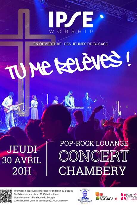 Concert pop-rock louange