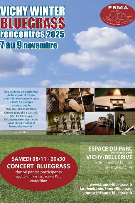 Vichy Winter Bluegrass - Rencontres 2025
