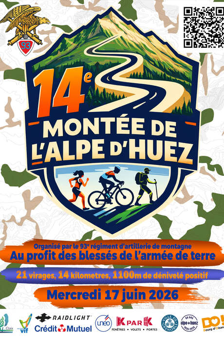 Montée de l'Alpe d'Huez du 93ème RAM