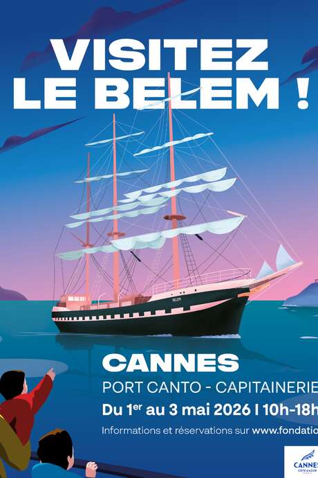 The Belem in Cannes for public tours
