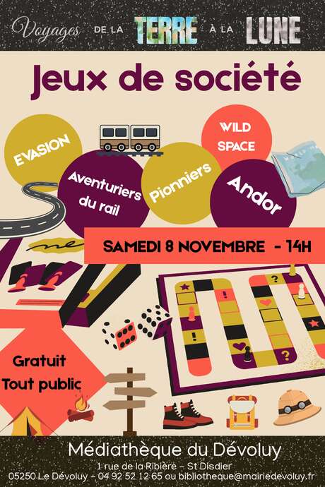 Jeux de société et Apéro-contes