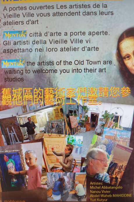 Ateliers d'Art ouverts dans le Vieux Menton