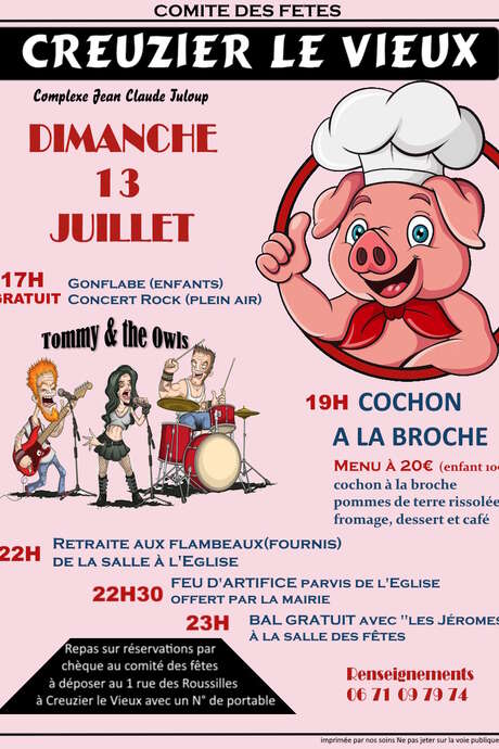 Cochon à la broche